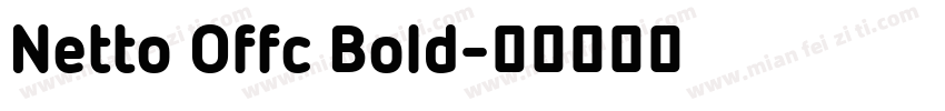 Netto Offc Bold字体转换